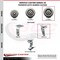 Service Caster Tool Box Caster Wheel Set 6'' Thermoplastic Rubber Swivel Casters, 4PK TOOL-SCC-20S620-TPRBF-2-TLB-2 - alternate 3